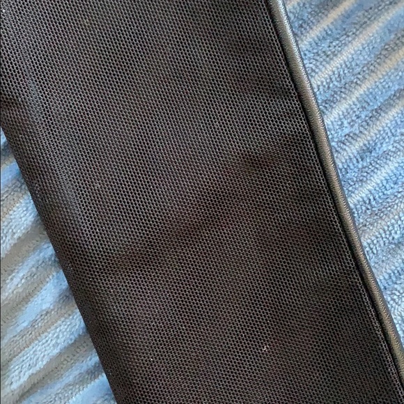 BCBG MaxAzria Jillea faux leather dress with mesh - Picture 6 of 8